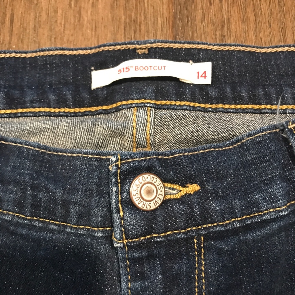 Levi's 515 bootcut jeans,  high waisted. 14